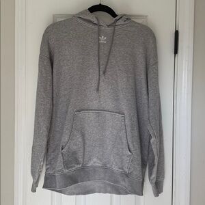 Adidas Heather Gray Pullover Hoodie